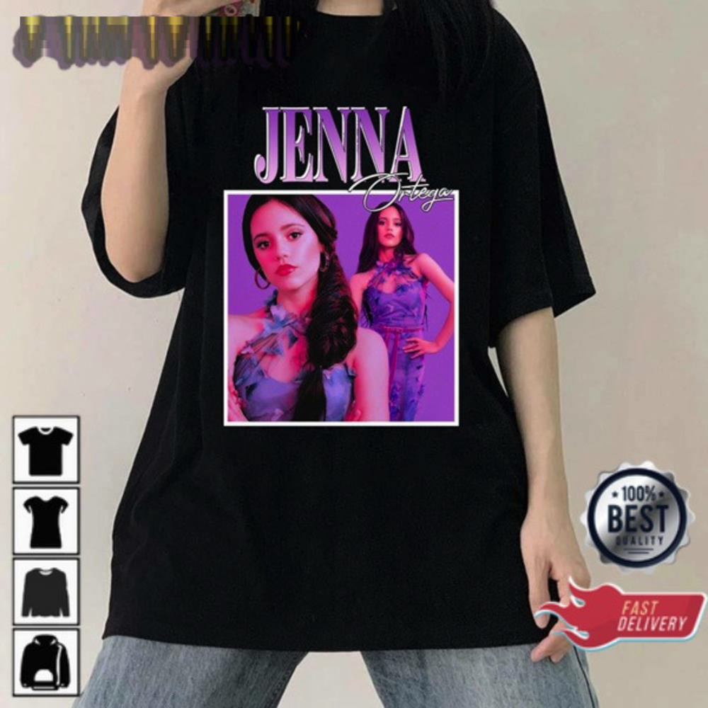 Jenna Ortega Wednesday Addams Retro Graphic Tee Unisex T-shirt